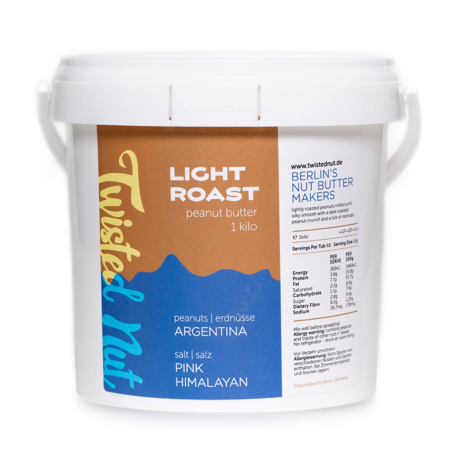 Light Roast Peanut Butter - 1kg