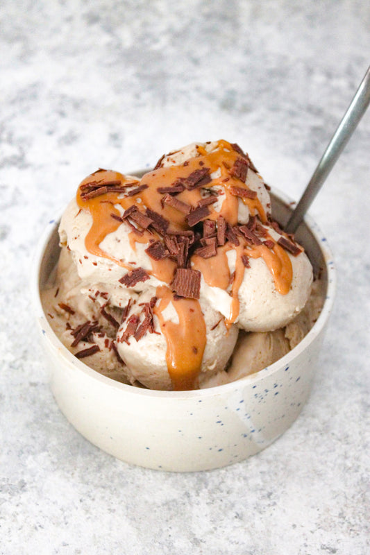 Vegan Peanut Butter Ice Cream with Just Five Ingredients Including Twisted Nut Peanut Butter 